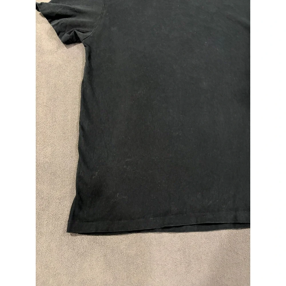 Polo Ralph Lauren T Shirt Mens Medium Black Cotton Embroidered logo Short Sleeve